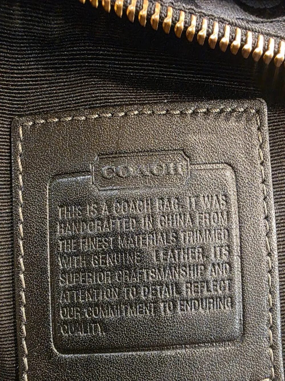 Vintage Coach Black Signature C Jacquard Turnlock Swingpack Crossbody Bag Y2K